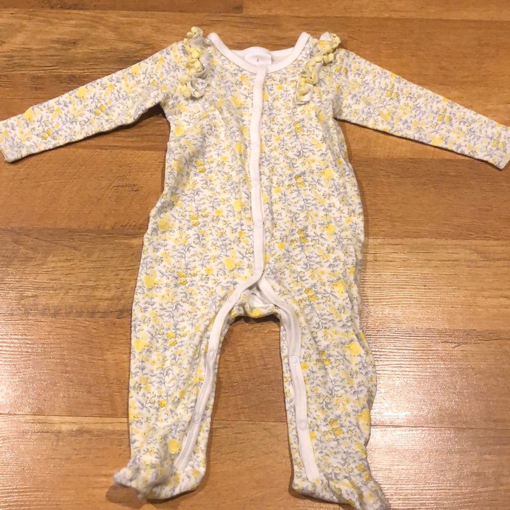 6-9m Laura Ashley Yellow Flower One Piece